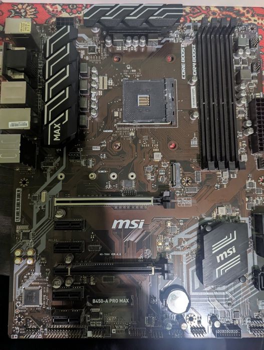 MSI B450 A-PRO MAX (читайте опис)