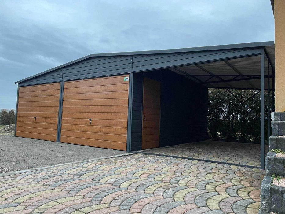 Garaż blaszany, wiata, schowek, domek Producent SZYBKA REALIZACJA