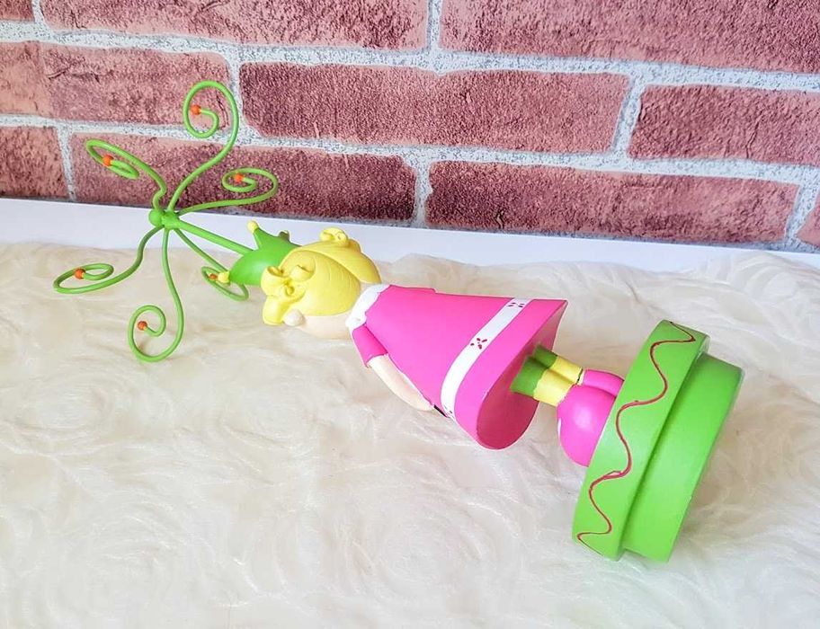 Boneca porta jóias multicolor em marfinite