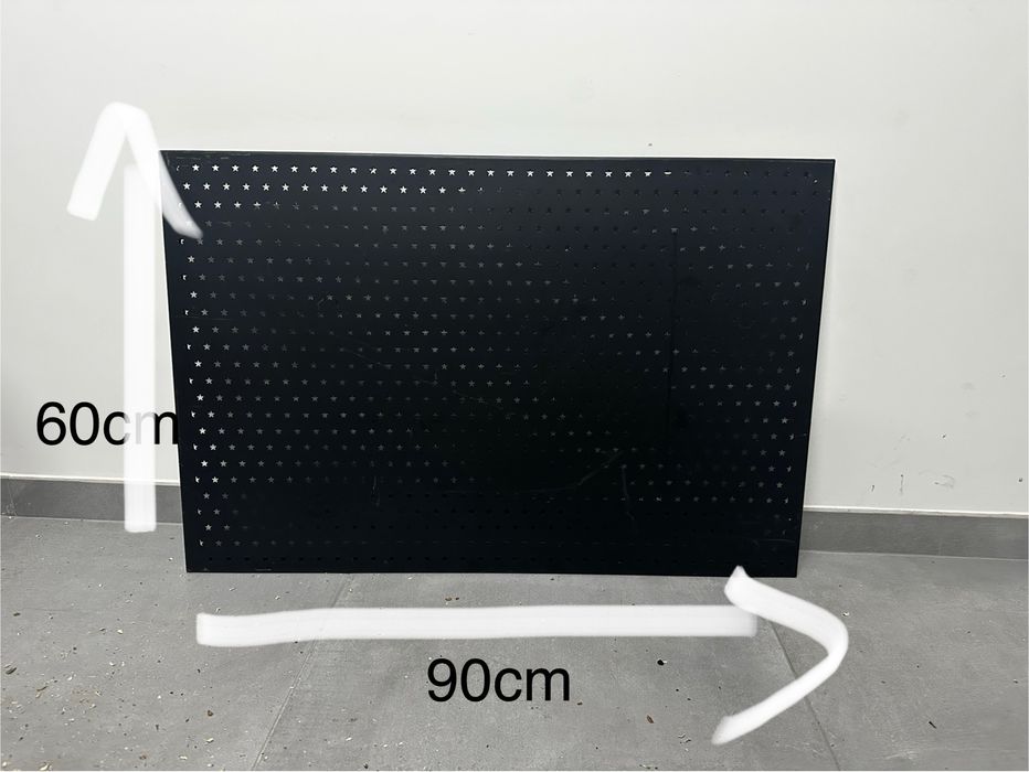 Painel metalico preto