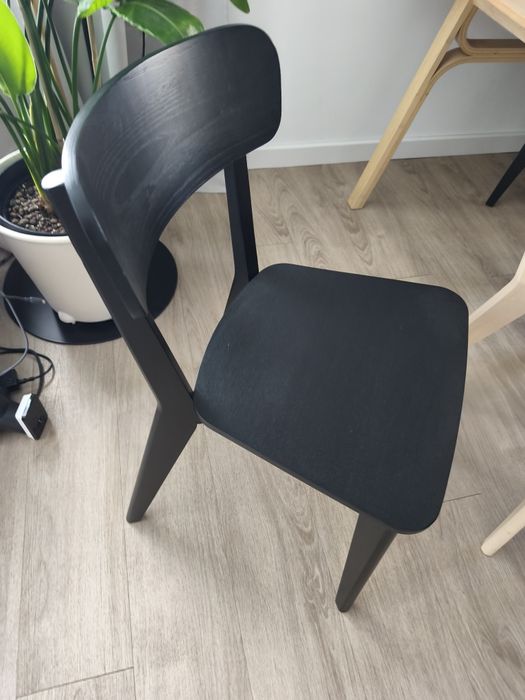 Krzesło IKEA LISABO czarne