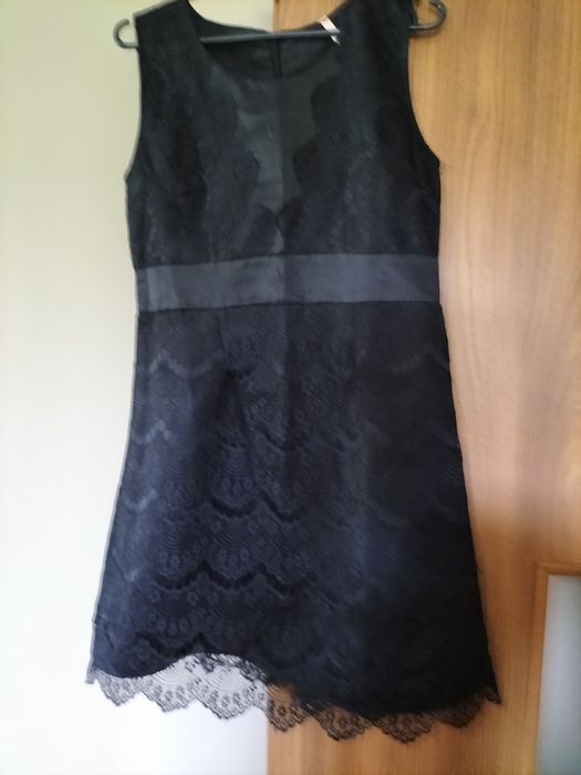 Sukienka czarna koronka roz M/L