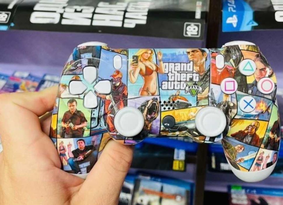джойстик gta бездротовий ps4 геймпад пс4 джостик гта дуалшок вібрація