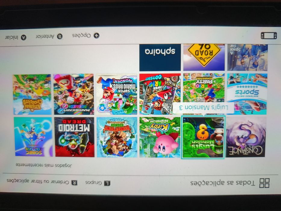Nintendo Switch Desbloqueada com 14 jogos e 2 comandos