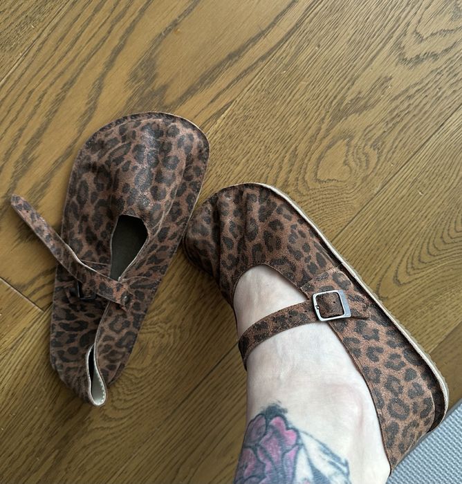 Barehugs Mary Jane sandały barefoot Panterka