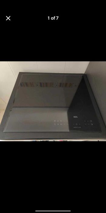 Placa da Indução AEG Hob2Hood (preto)