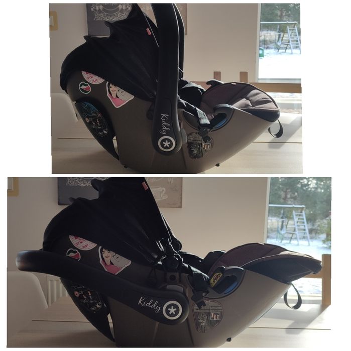 Rozkładany do leżenia fotelik Kiddy Evolution pro 2 0-13 kg