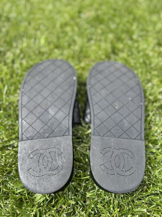 Шлепанцы Chanel , пляжные шлепанцы Шанель