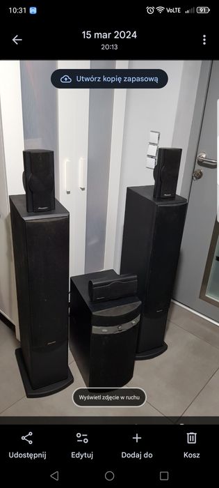 Kino domowe pioneer subwofer