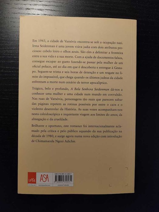 (Env. Incluído) A Bela Senhora Seidenman de Andrzej Szczypiorski