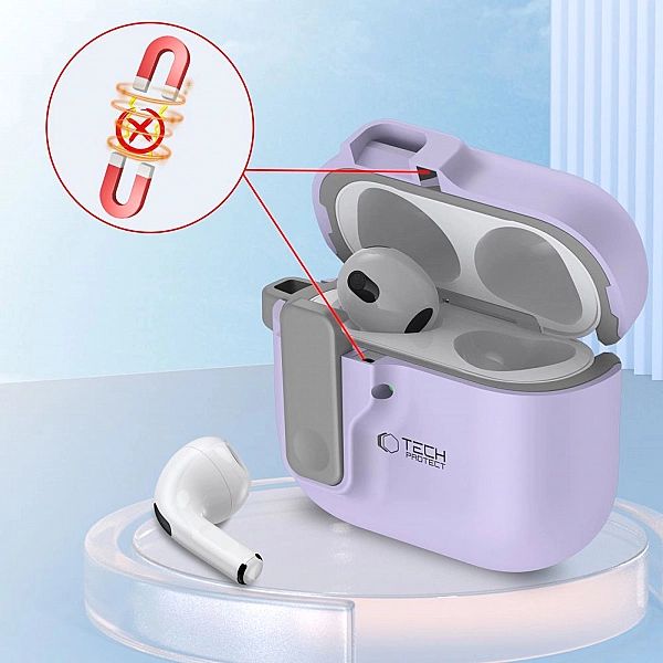 Tech-Protect Slim Hook Apple Airpods 4 Lavender