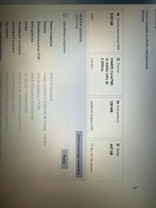 Laptop lenovo thinkpad t450s