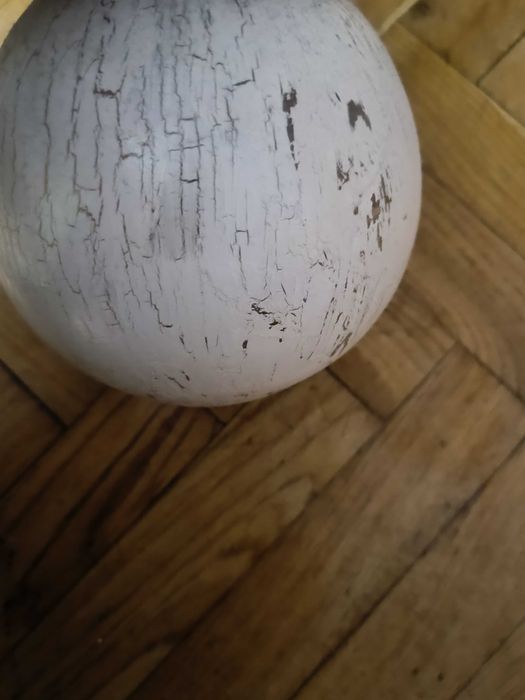 Kula szklana ręcznie malowana