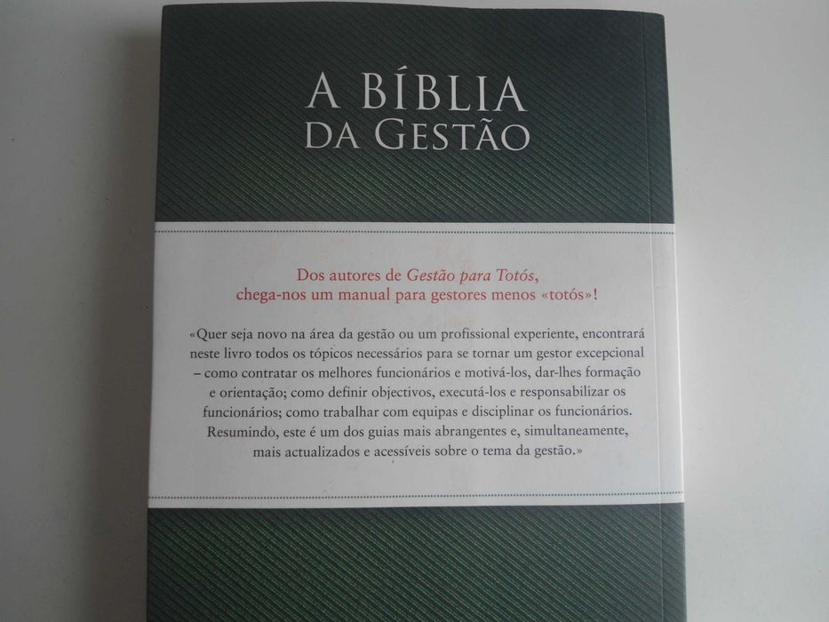 A Bíblia da Gestão por Bob Nelson e Peter Economy