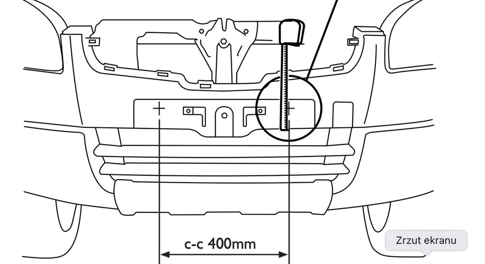 Orurowanie bumper QPAX przod aluminium front na 3 halogeny