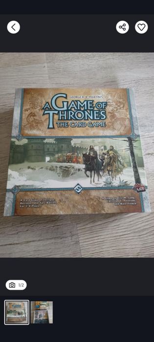 Gra o Tron gra karciana ENG