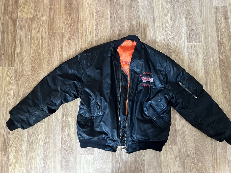 Куртка бомбер вінтажна