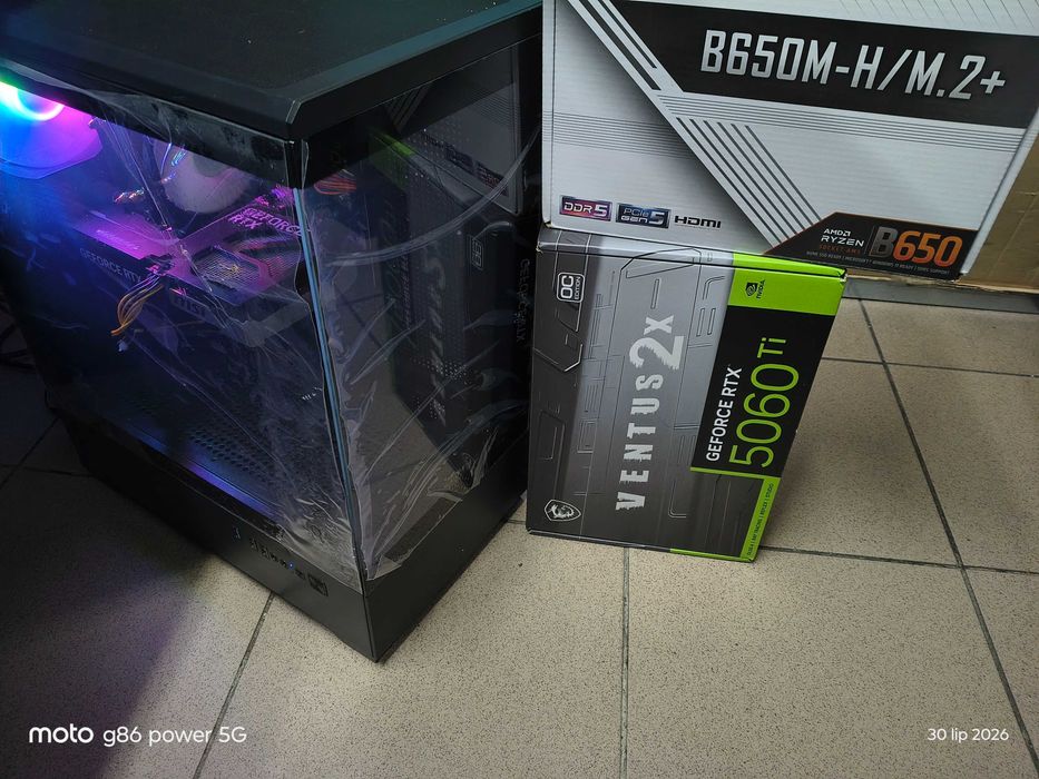 Gracz - RYZEN 5 8400F/RTX 5060 Ti 8GB/32 DDR5 5600MHz/SSD 500GB