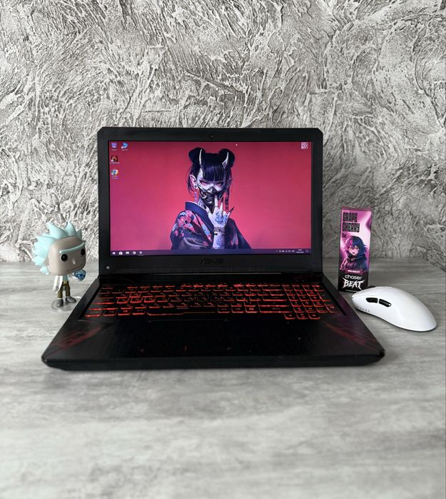 Ігровий Ноутбук ASUS TUF / NVIDIA GTX 1050 / DDR4 12GB / SSD 256 GB + HDD 1TB