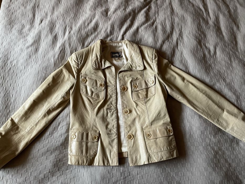 Жіноча куртка з натуральної шкіри, розмір XL, Італія