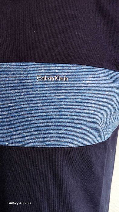 Calvin Klein piękna męska koszulka polo