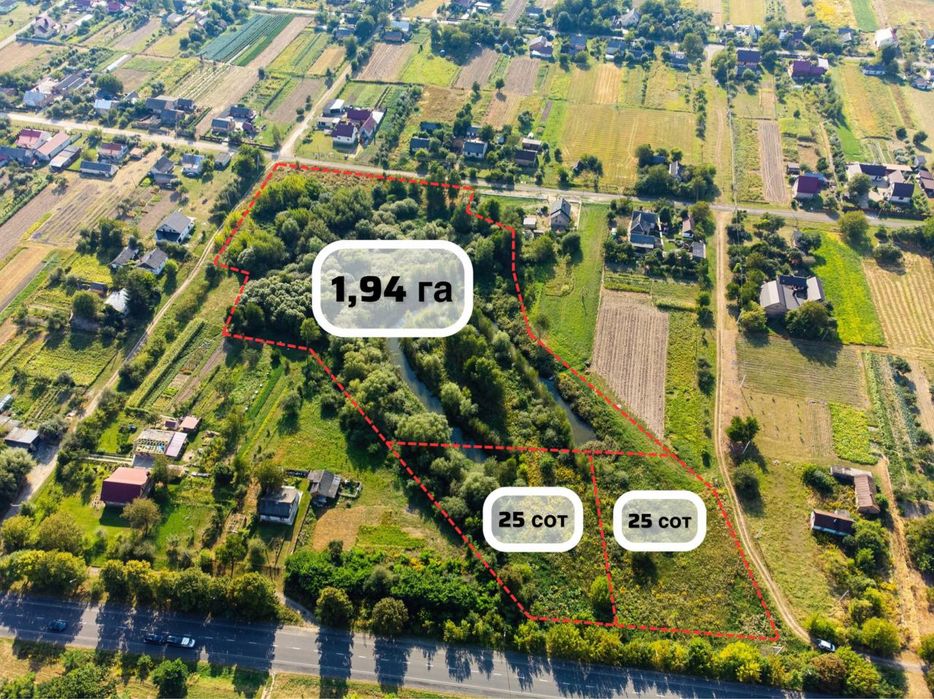 Продаж Фасадних Ділянок поблизу м. Луцьк