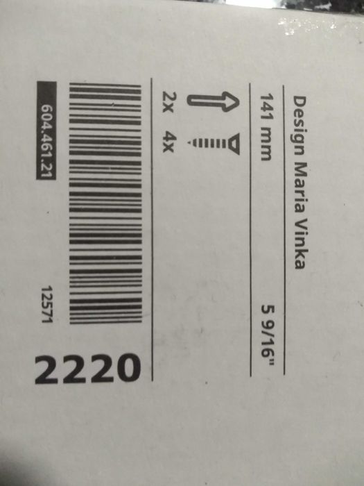 Puxadores em preto Ikea