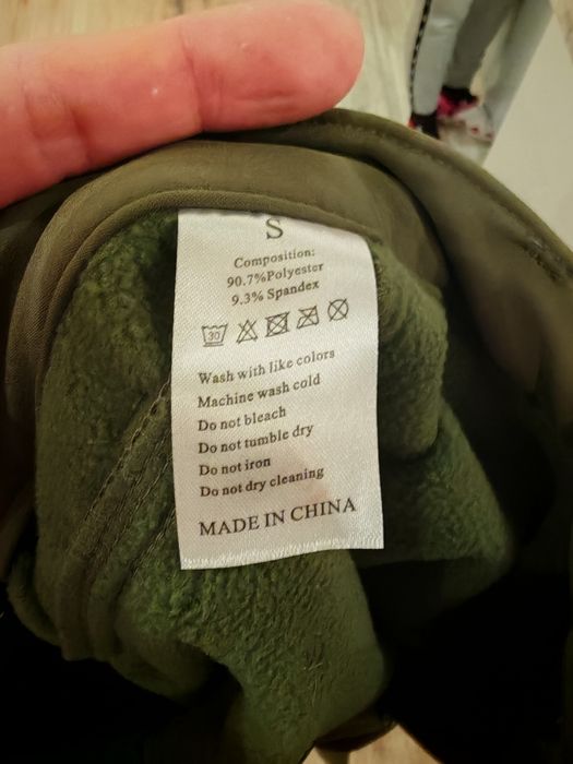 Zestaw softshell outdoor taktyczny męski kurtka spodnie