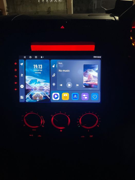 Rádio Mazda 3 (04-09) Android 14 com Carplay + GPS (Novo)