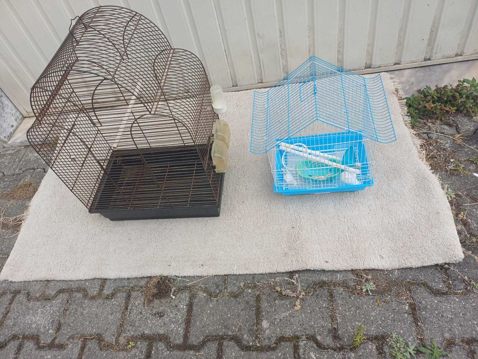 Gaiolas com acessórios para vários pássaros 2 unidades