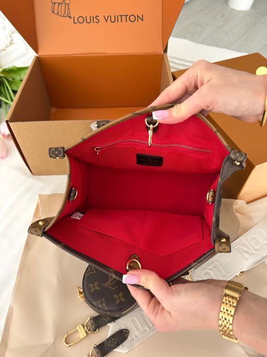 Сумка Louis Vuitton Onthego PM Brown