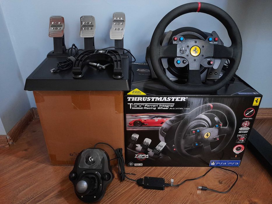 Thrustmaster T300 Alcantara + T3PA + Shifter G29