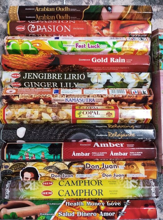 Аромапалочки, благовония, пыльцовые благовония, конусы, шестигранник