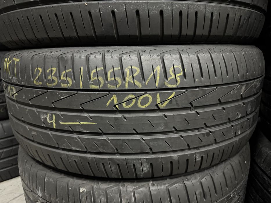 шини б.у літо 235/55 R18 HANKOOK  Ventus Prime 3 склад шин