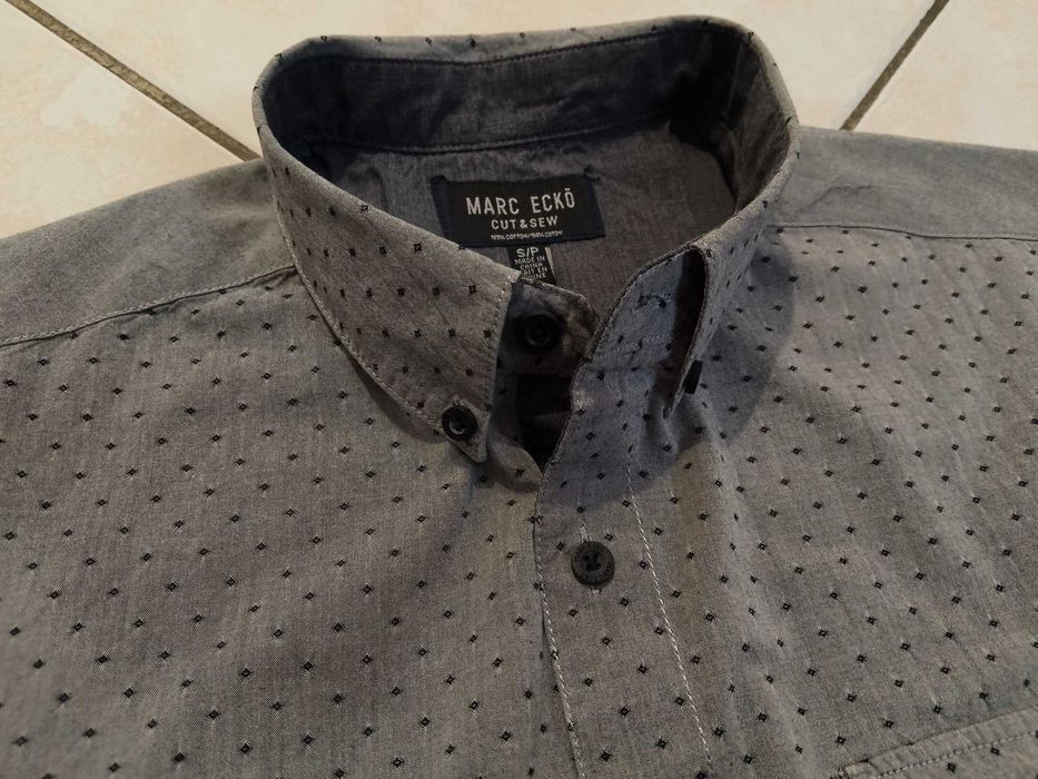MARC ECKO USA - NOWA! z LOGO Markowa Koszula Męska rozmiar S