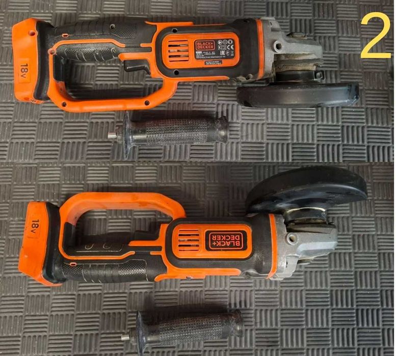 Шлифмашина угловая аккумуляторная Black+Decker BCG720N, болгарка, УШМ