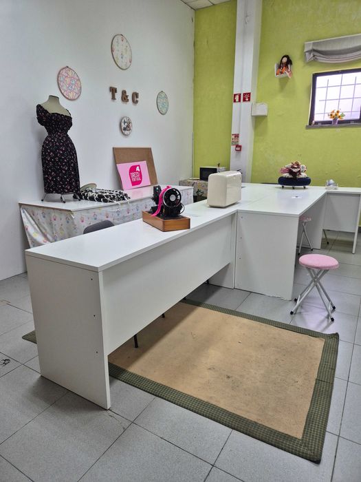 Secretárias Melamina Brancas