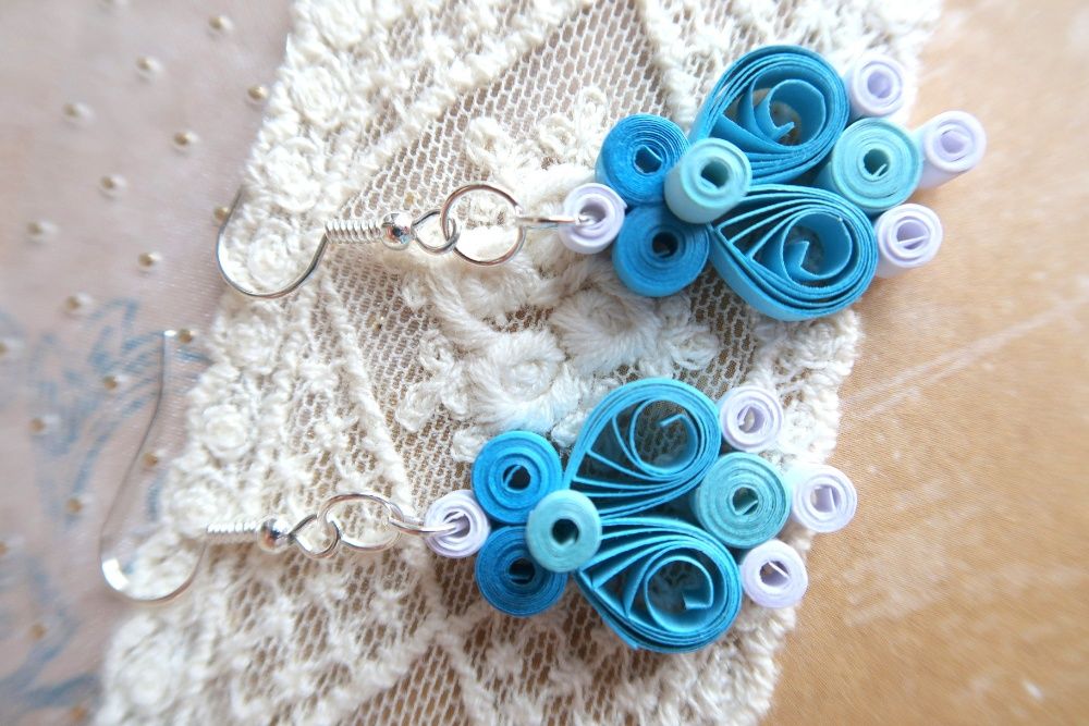 Kolczyki Quilling