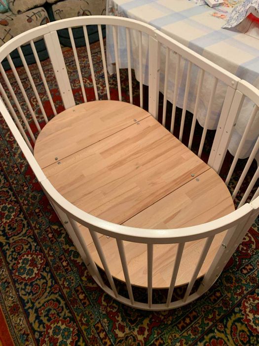 Дитяче ліжко-трансформер 7в1 + матрац+постіль+подушки БУ висока якість