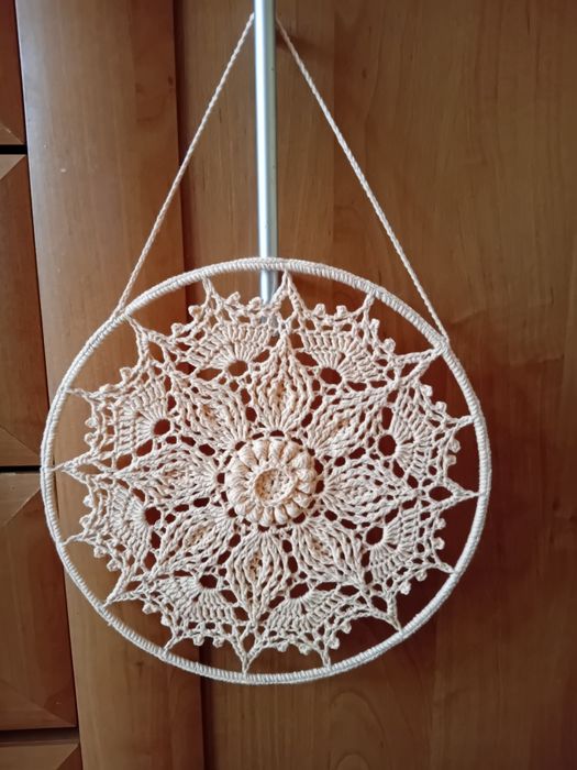Mandala,zawieszka na szydełku