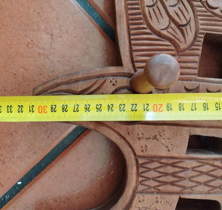 Bengaleiro - cabide de parede em madeira maciça