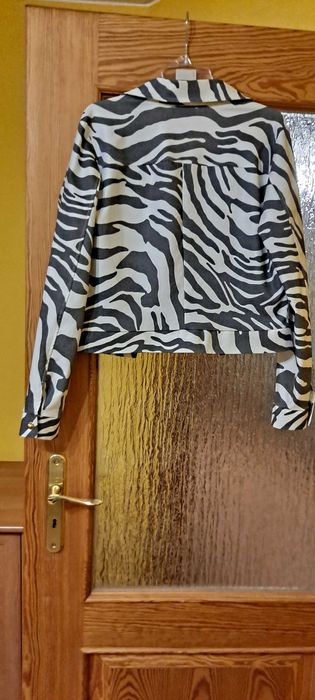 Komplet damski: kurtka i spodenki zebra M/L
