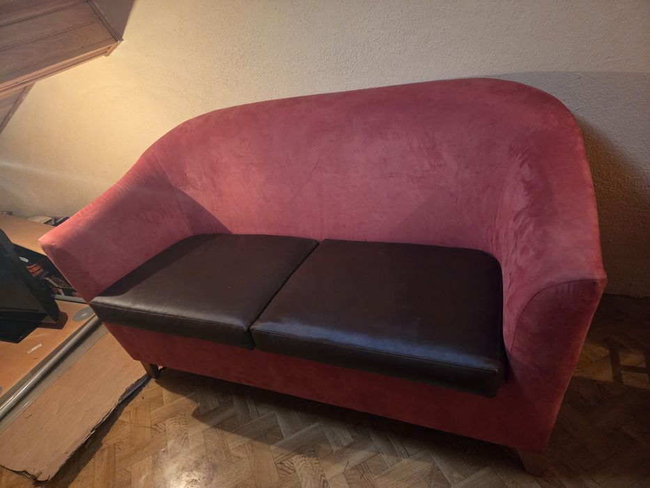 Sofá 2 lugares bicolor