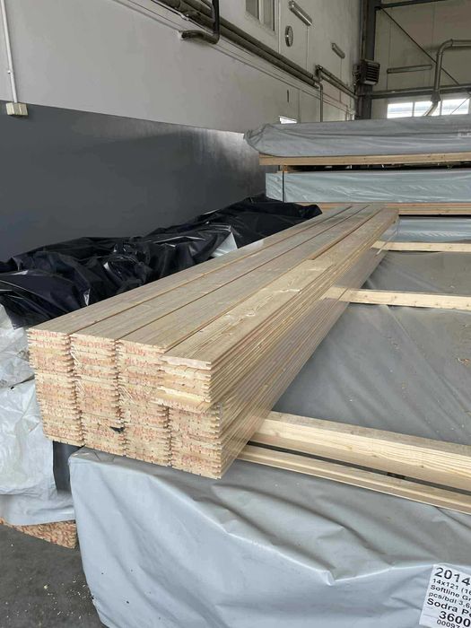 Podbitka Deska podbiciowa świerk 14x121 mm Softline klasa A/B