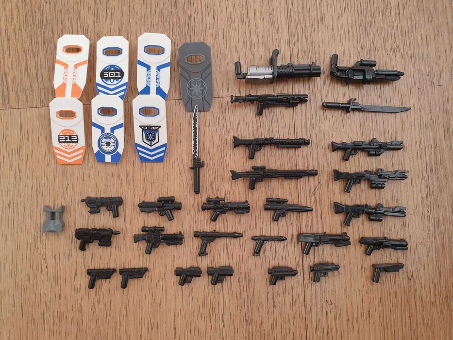 Wyprzedaż ! Custom bronie akcesoria dla figurek lego star wars klonów