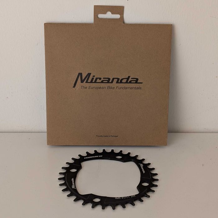 Prato Roda Pedaleira Miranda Alumínio 32T | Chainflow 3D | NOVO