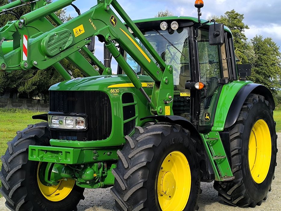 Ciągnik # John Deere 6630 #Premium z Ładowaczem Pneumatyka Stan bdb
