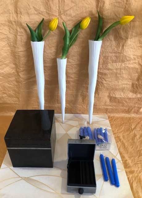 Conjunto de peças decorativas, tudo novo c/ 50% de desconto
