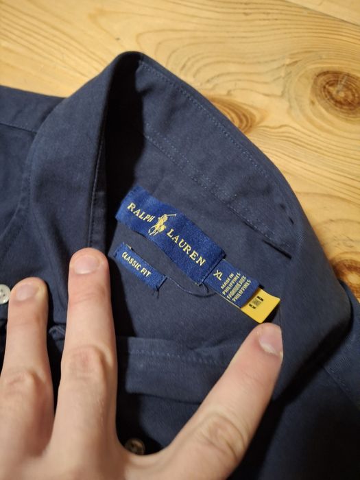 Polo Ralph Lauren рубашка синяя | короткий рукав | casual | streetwear