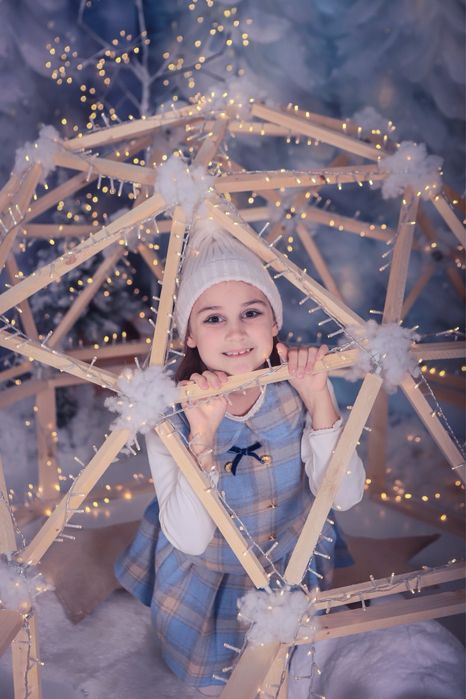 Iglo (dome) em madeira para cenário de natal